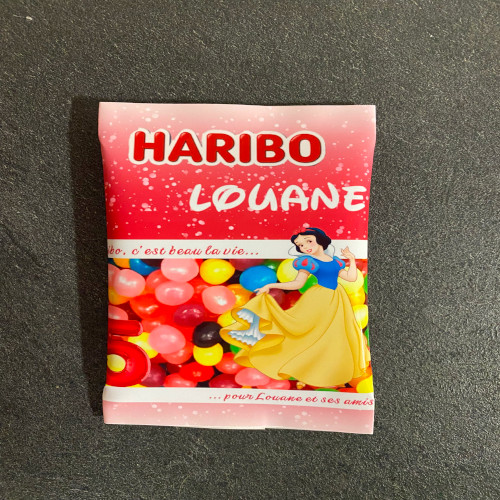 Paquet de bonbons thème Princesse Disney 2 Paquet de bonbons thème Princesse Disney 2